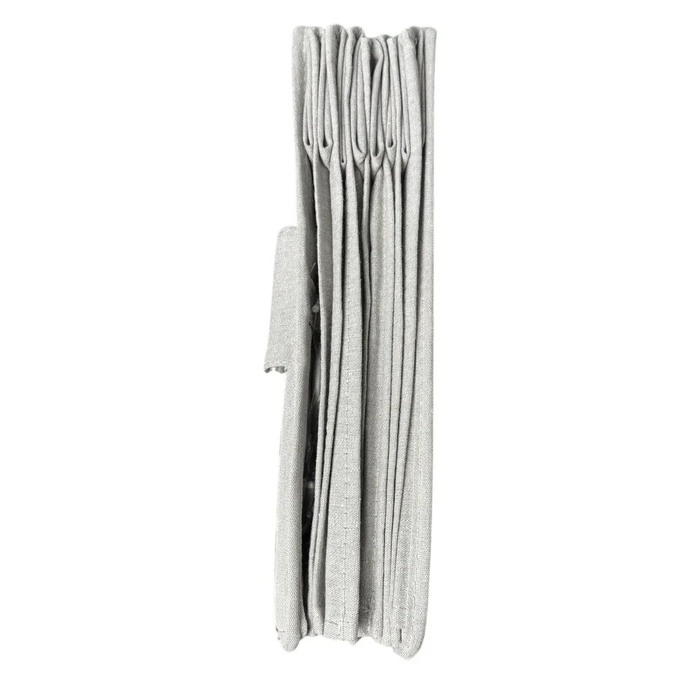 Brightroom‎ 8 Shelf Hanging Closet Organizer Gray with Accessory Hooks 56x7.5x14